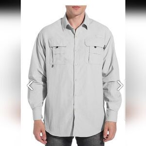 Willit Men's Long Sleeve Fishing Shirts UV Protection UPF 50+ Sun Shirts SPF Hik